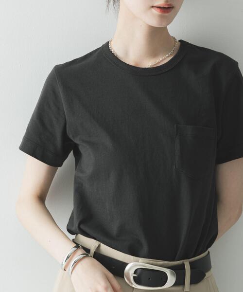 ONIT（オニット）の「『別注』onit×URBAN RESEARCH　ポケットTシャツ（Tシャツ/カットソー・レディース・ホワイト/ラベンダー/グレー/ブラック・1/2）」の18枚目の写真