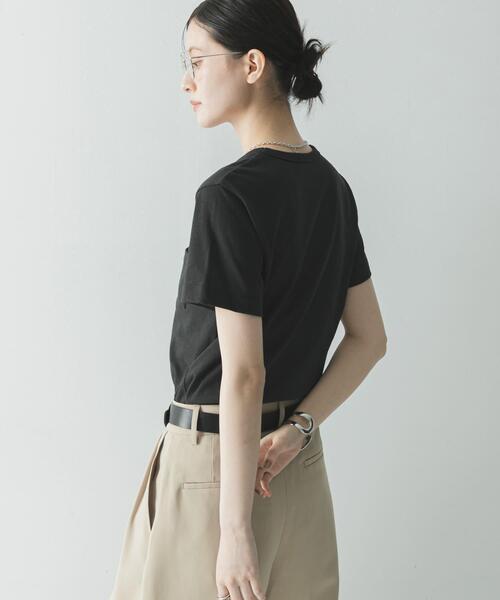 ONIT（オニット）の「『別注』onit×URBAN RESEARCH　ポケットTシャツ（Tシャツ/カットソー・レディース・ホワイト/ラベンダー/グレー/ブラック・1/2）」の21枚目の写真
