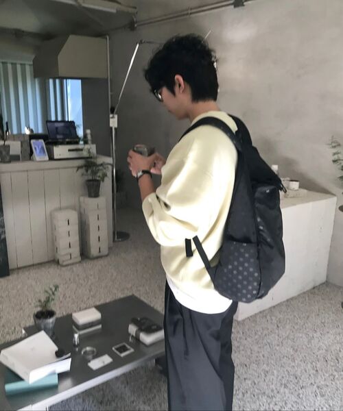 POTE（ポテ）の「0006 ハイドスロット クラシックバックパック(L)_ドットブラック（バックパック/リュック・レディース・その他・FREE）」の13枚目の写真