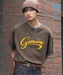WEGO/接触冷感グラフィックヘンリーBIG T