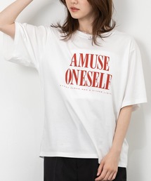 【接触冷感 ビッグロゴTシャツ】大胆な配色ロゴ使い