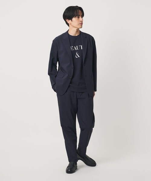 BEAUTY&YOUTH UNITED ARROWS(ビューティーアンドユースユナイテッドアローズ)の「【WEB限定】360°MASTER イーズ コンフォート 2B ジャケット セットアップ対応 撥水 ストレッチ ウォッシャブル(テーラードジャケット・メンズ・ネイビー・XL/L/M/S)」の5枚目の写真
