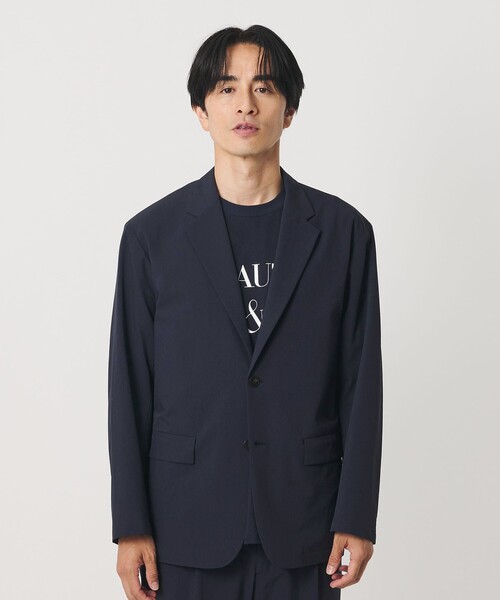 BEAUTY&YOUTH UNITED ARROWS(ビューティーアンドユースユナイテッドアローズ)の「【WEB限定】360°MASTER イーズ コンフォート 2B ジャケット セットアップ対応 撥水 ストレッチ ウォッシャブル(テーラードジャケット・メンズ・ネイビー・XL/L/M/S)」の6枚目の写真