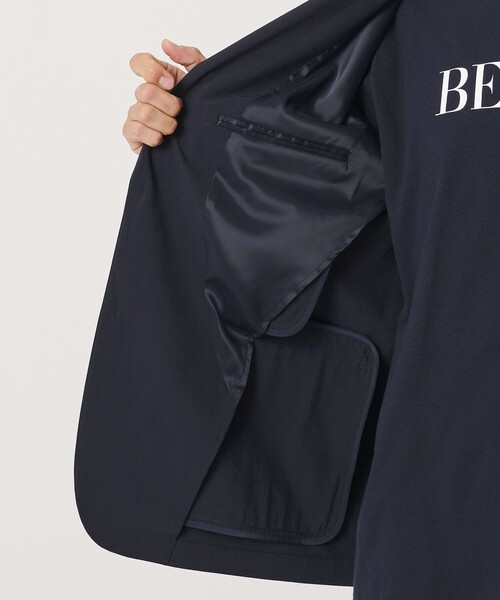 BEAUTY&YOUTH UNITED ARROWS(ビューティーアンドユースユナイテッドアローズ)の「【WEB限定】360°MASTER イーズ コンフォート 2B ジャケット セットアップ対応 撥水 ストレッチ ウォッシャブル(テーラードジャケット・メンズ・ネイビー・XL/L/M/S)」の15枚目の写真
