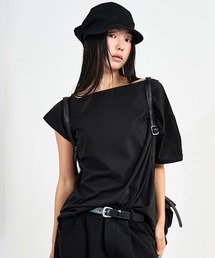 オフショルダーオーバーサイズ半袖Tシャツ