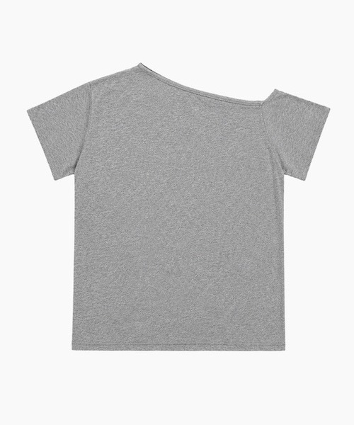 raucohouse（ラウコハウス）の「オフショルダーオーバーサイズ半袖Tシャツ（Tシャツ/カットソー・レディース・ホワイト/ブラック/グレー・FREE）」の6枚目の写真