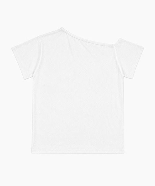 raucohouse（ラウコハウス）の「オフショルダーオーバーサイズ半袖Tシャツ（Tシャツ/カットソー・レディース・ホワイト/ブラック/グレー・FREE）」の12枚目の写真