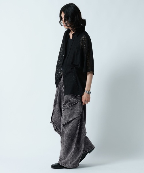 RAGEBLUE(レイジブルー)の「SLANT POCKET Barrel Pants/スラントポケット/バレルパンツ(その他パンツ・メンズ・ブラック・MEDIUM/LARGE)」の3枚目の写真