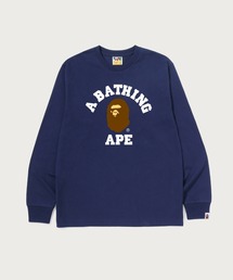 A BATHING APE（アベイシングエイプ）の「COLLEGE LS TEE（Tシャツ/カットソー）」