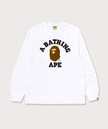 A BATHING APE（アベイシングエイプ）の「COLLEGE LS TEE（Tシャツ/カットソー）」