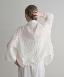 esy flower summer blouson (white)