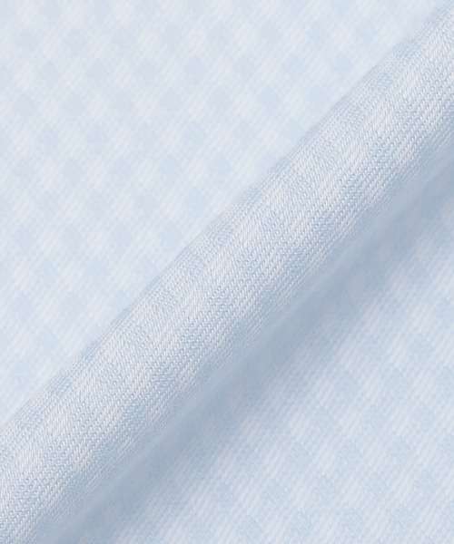 TOKYO SHIRTS（トウキョウシャツ）の「【超形態安定】【吸水速乾】  形態安定ノンアイロン ボタンダウン 半袖ビジネスワイシャツ（ビジネスシャツ・メンズ・サックスブルー・首回り37cm/首回り39cm/首回り41cm/首回り42cm/首回り43cm）」の5枚目の写真
