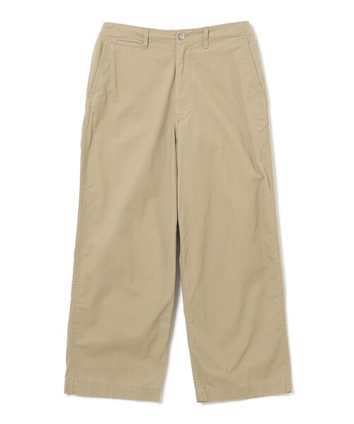 BEAMS BOY（ビームスボーイ）の「ワイド チノ パンツ（チノパンツ・レディース・ブラック/ベージュ/グレー・0/1/2）」の3枚目の写真