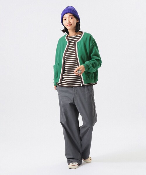 BEAMS BOY（ビームスボーイ）の「ワイド チノ パンツ（チノパンツ・レディース・ブラック/ベージュ/グレー・0/1/2）」の9枚目の写真