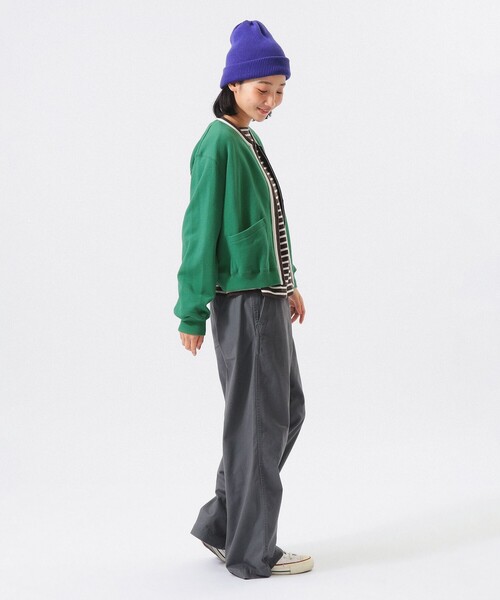 BEAMS BOY（ビームスボーイ）の「ワイド チノ パンツ（チノパンツ・レディース・ブラック/ベージュ/グレー・0/1/2）」の11枚目の写真