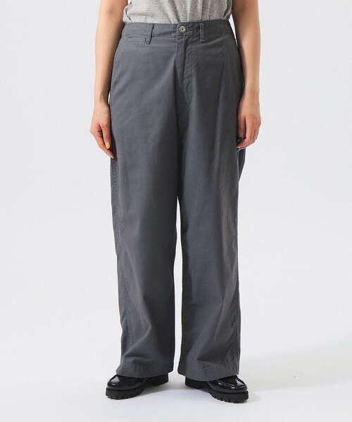 BEAMS BOY（ビームスボーイ）の「ワイド チノ パンツ（チノパンツ・レディース・ブラック/ベージュ/グレー・0/1/2）」の15枚目の写真