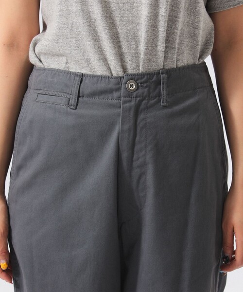 BEAMS BOY（ビームスボーイ）の「ワイド チノ パンツ（チノパンツ・レディース・ブラック/ベージュ/グレー・0/1/2）」の18枚目の写真