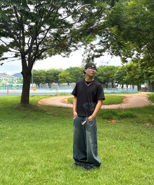 PITCHBLACK（ピッチブラック）の「PITCH HEART CROP TEE (BLACK)（Tシャツ/カットソー・メンズ・その他・MEDIUM/LARGE/X-LARGE）」の4枚目の写真
