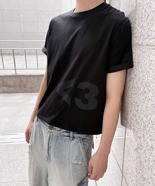PITCHBLACK（ピッチブラック）の「PITCH HEART CROP TEE (BLACK)（Tシャツ/カットソー・メンズ・その他・MEDIUM/LARGE/X-LARGE）」の3枚目の写真