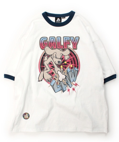 GALFY（ガルフィー）の「【GALFY/ガルフィー】古着みたいな新品ムービー Ｔシャツ（Tシャツ/カットソー・メンズ・杢グレー/オフホワイト・XL/L/M）」の3枚目の写真
