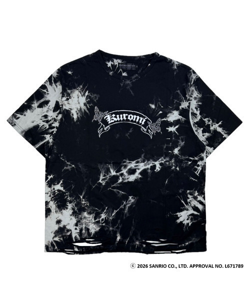 SILVER BULLET(シルバーバレット)の「『PSYCHO NATION/サイコネーション』バタフライストーンTEE(Tシャツ/カットソー・レディース・ブラック/ブラック系1・XL/L/M)」の14枚目の写真