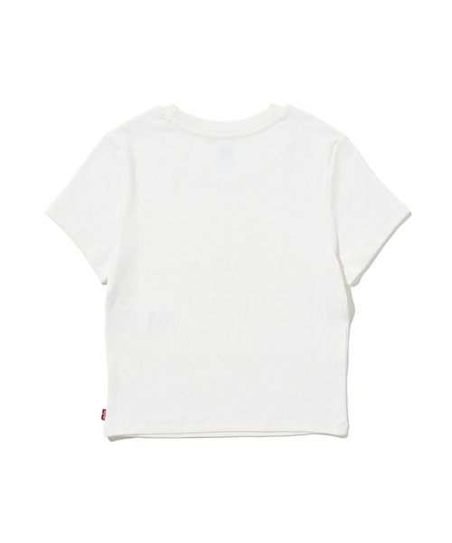 Levi's(リーバイス)の「Levi's/リーバイス エッセンシャル ベビーTシャツ(Tシャツ/カットソー・レディース・ホワイト・XS/S/M)」の4枚目の写真