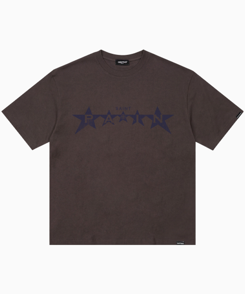 SAINTPAIN(セイントペイン)の「SP セイントスター 半袖Tシャツ ブラウン(Tシャツ/カットソー・レディース・その他・MEDIUM/LARGE)」の1枚目の写真