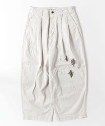 my beautiful landlet（マイビューティフルランドレット）の「【my beautiful landlet】DAMAGE CHINO TUCK WIDE PANTS（チノパンツ）」