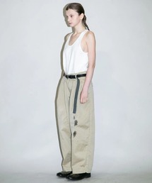 my beautiful landlet（マイビューティフルランドレット）の「【my beautiful landlet】DAMAGE CHINO TUCK WIDE PANTS（チノパンツ）」