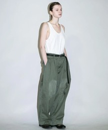 my beautiful landlet（マイビューティフルランドレット）の「【my beautiful landlet】DAMAGE CHINO TUCK WIDE PANTS（チノパンツ）」