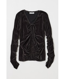 【26年AW新作】SHEER VELOUR カーディガン