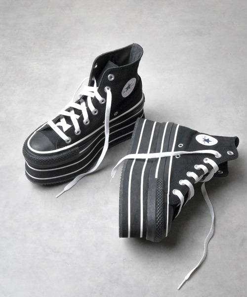 CONVERSE(コンバース)の「【RES】【CONVERSE】ALL STAR / STAGE HI / PP(スニーカー・レディース・ブラック・23cm/23.5cm/24cm/24.5cm/25cm/25.5cm)」の3枚目の写真
