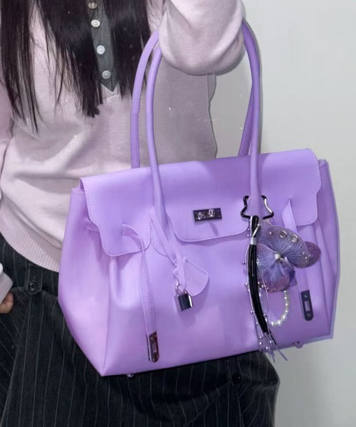 shyam inspiration(シャムインスピレーション)の「jelly bag/ジェリーバッグ(ショルダーバッグ・レディース・ホワイト/パープル/ピンク/ブルー/グリーン・F)」の4枚目の写真