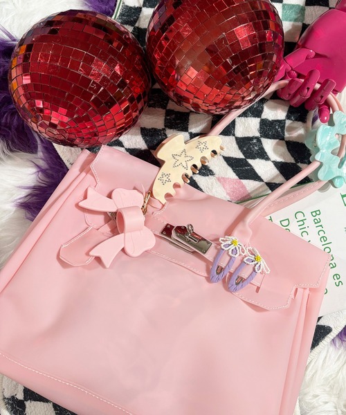 shyam inspiration(シャムインスピレーション)の「jelly bag/ジェリーバッグ(ショルダーバッグ・レディース・ホワイト/パープル/ピンク/ブルー/グリーン・F)」の5枚目の写真