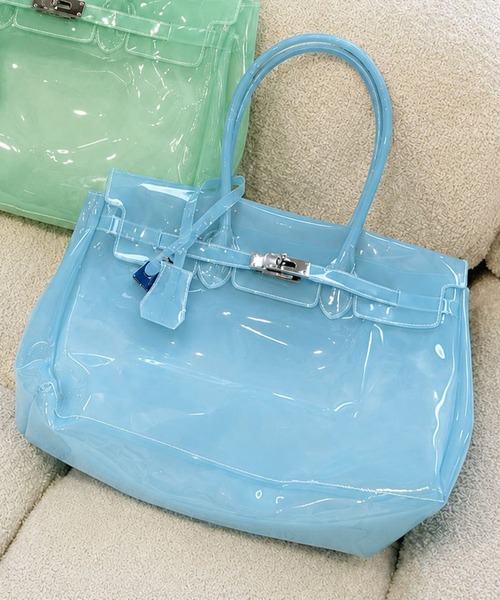 shyam inspiration(シャムインスピレーション)の「jelly bag/ジェリーバッグ(ショルダーバッグ・レディース・ホワイト/パープル/ピンク/ブルー/グリーン・F)」の11枚目の写真