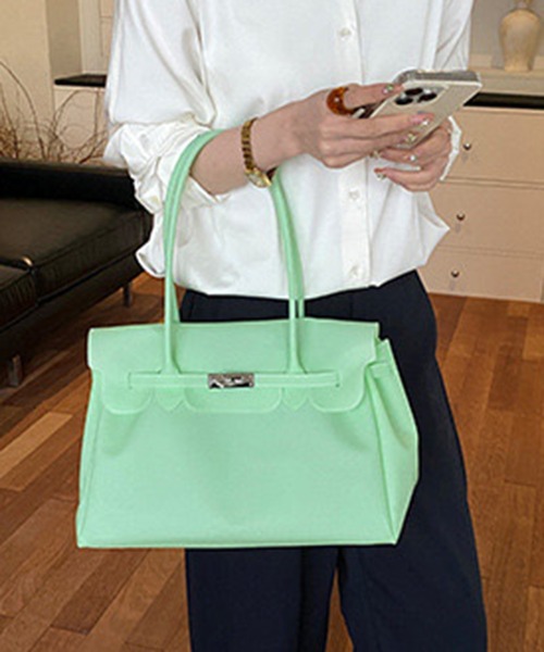 shyam inspiration(シャムインスピレーション)の「jelly bag/ジェリーバッグ(ショルダーバッグ・レディース・ホワイト/パープル/ピンク/ブルー/グリーン・F)」の8枚目の写真