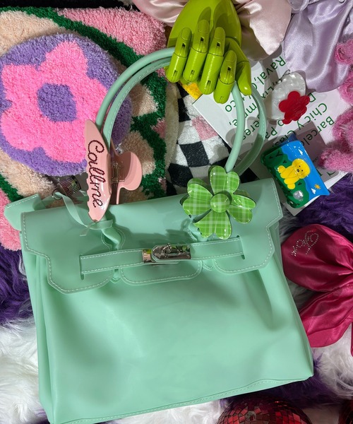 shyam inspiration(シャムインスピレーション)の「jelly bag/ジェリーバッグ(ショルダーバッグ・レディース・ホワイト/パープル/ピンク/ブルー/グリーン・F)」の19枚目の写真
