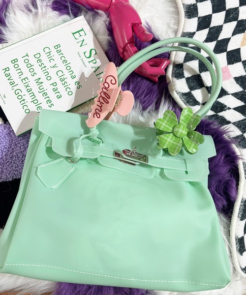 shyam inspiration(シャムインスピレーション)の「jelly bag/ジェリーバッグ(ショルダーバッグ・レディース・ホワイト/パープル/ピンク/ブルー/グリーン・F)」の18枚目の写真