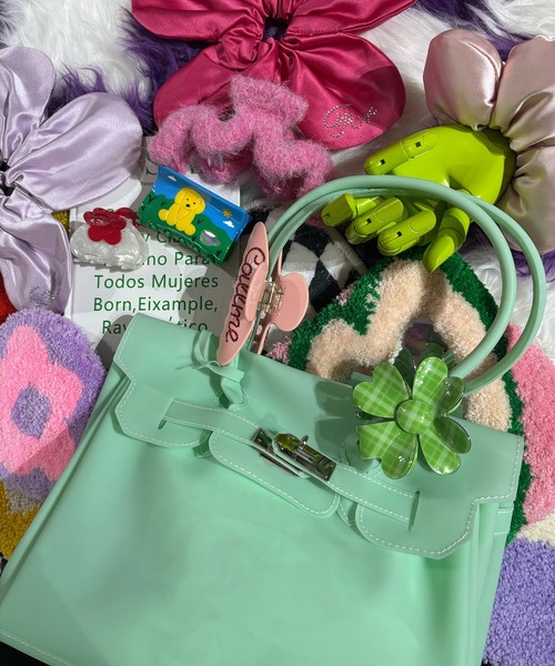 shyam inspiration(シャムインスピレーション)の「jelly bag/ジェリーバッグ(ショルダーバッグ・レディース・ホワイト/パープル/ピンク/ブルー/グリーン・F)」の20枚目の写真