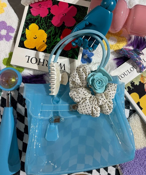 shyam inspiration(シャムインスピレーション)の「jelly bag/ジェリーバッグ(ショルダーバッグ・レディース・ホワイト/パープル/ピンク/ブルー/グリーン・F)」の17枚目の写真