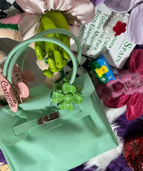 shyam inspiration(シャムインスピレーション)の「jelly bag/ジェリーバッグ(ショルダーバッグ・レディース・ホワイト/パープル/ピンク/ブルー/グリーン・F)」の21枚目の写真