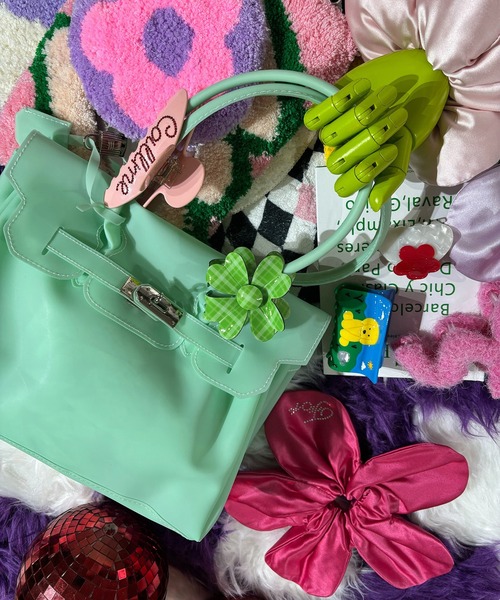 shyam inspiration(シャムインスピレーション)の「jelly bag/ジェリーバッグ(ショルダーバッグ・レディース・ホワイト/パープル/ピンク/ブルー/グリーン・F)」の22枚目の写真