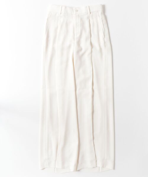 LAUREN RALPH LAUREN(ローレン ラルフ ローレン)の「ダブルフェイスド ジョーゼット ワイドレッグ パンツ(その他パンツ・レディース・ナチュラル・2/0/4/6/00)」の8枚目の写真