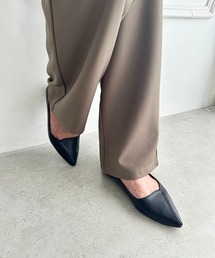 ローヒールポインテッドパンプス