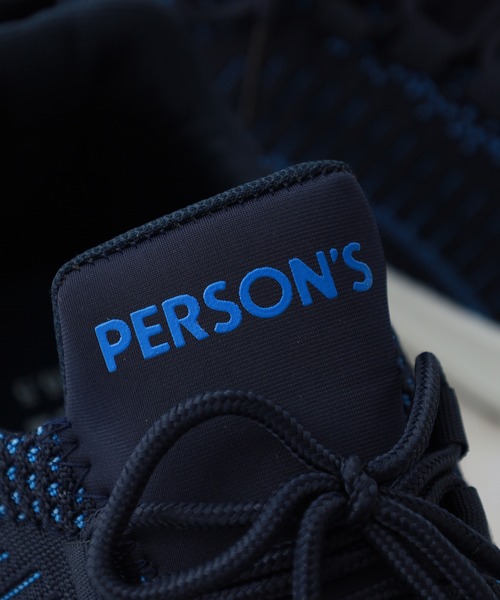 PERSON'S(パーソンズ)の「PERSON'S メンズニットスニーカー(スニーカー・メンズ・ブラック系・25cm/25.5cm/26cm/26.5cm)」の15枚目の写真