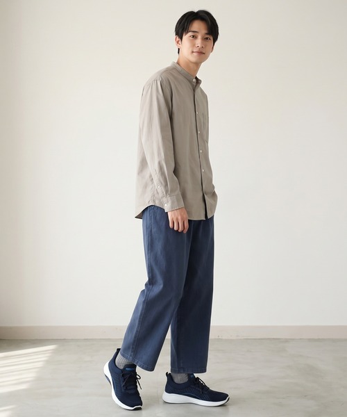 PERSON'S(パーソンズ)の「PERSON'S メンズニットスニーカー(スニーカー・メンズ・ブラック系・25cm/25.5cm/26cm/26.5cm)」の4枚目の写真