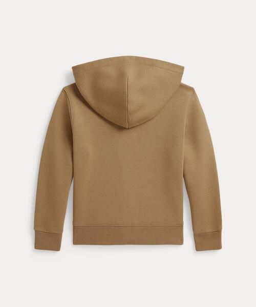 POLO RALPH LAUREN CHILDRENSWEAR(ポロ ラルフ ローレン チルドレンズウェア)の「ロゴ フリース フルジップ フーディ(パーカー・キッズ・ブラウン系5・3/4/6/7)」の2枚目の写真
