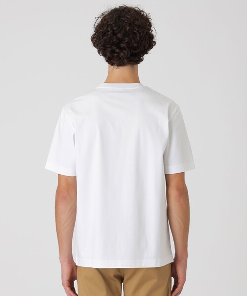 BLACK LABEL CRESTBRIDGE(ブラックレーベル・クレストブリッジ)の「クレストブリッジオウルグラフィックTシャツ(Tシャツ/カットソー・メンズ・オフホワイト/ブラック・M/L/S/XL)」の6枚目の写真