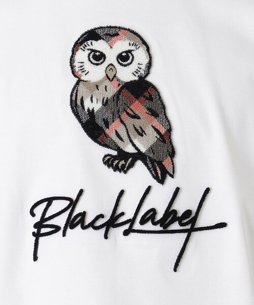 BLACK LABEL CRESTBRIDGE(ブラックレーベル・クレストブリッジ)の「クレストブリッジオウルグラフィックTシャツ(Tシャツ/カットソー・メンズ・オフホワイト/ブラック・M/L/S/XL)」の7枚目の写真