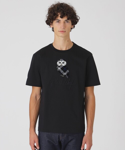 BLACK LABEL CRESTBRIDGE(ブラックレーベル・クレストブリッジ)の「クレストブリッジオウルグラフィックTシャツ(Tシャツ/カットソー・メンズ・オフホワイト/ブラック・M/L/S/XL)」の10枚目の写真